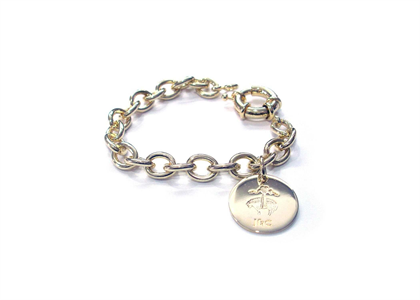 Gold Plated Animal Charm Bracelet